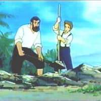  Аниме - Kazoku robinson hyouryuuki fushigina shima no furoone